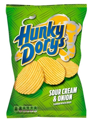 Hunky Dorys Sour Cream and Onion Crisps