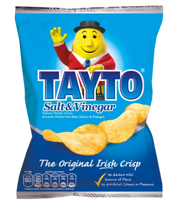Tayto Salt and Vinegar Crisps