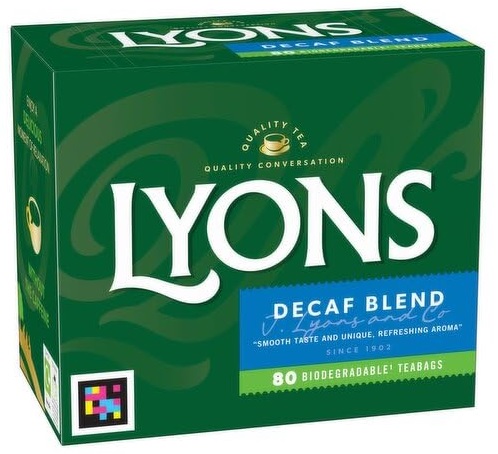 Lyons Decaf Blend Tea